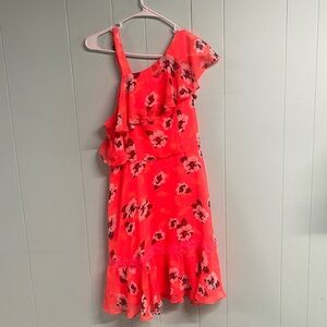 Bright neon colored dress